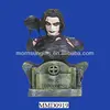 The crow resin bust