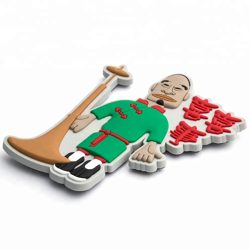 Custom rubber 3d soft pvc fridge magnet