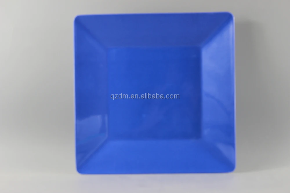 Blue Melamine Plate/Square Melamine Blue Plates