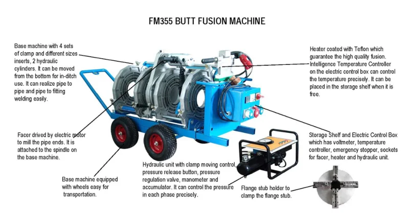 FM355 butt fusion welding machine
