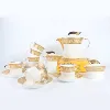 Hot Selling European Style Luxury Tableware Ceramic Coffee Sets Fine Bone China Tea Sets