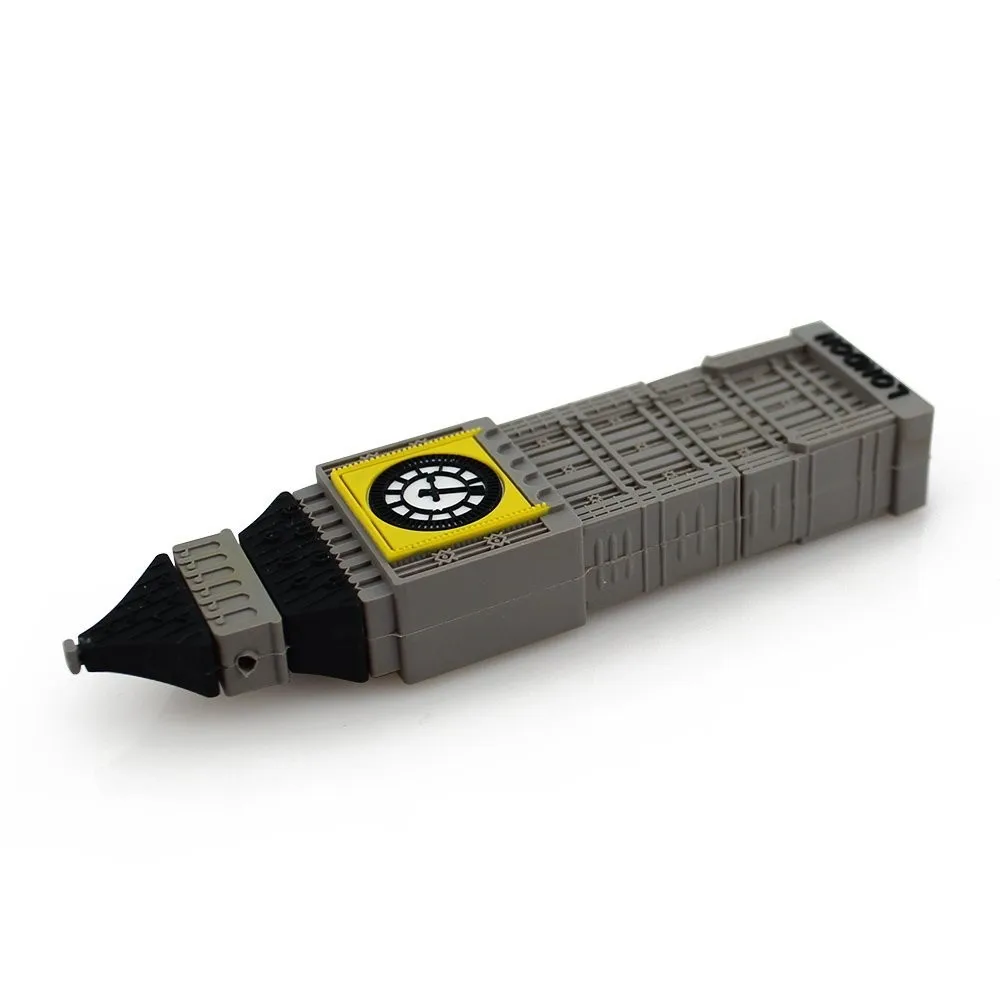 USB 2.0 Gray The Big Ben Shape Creative U Disk 8GB 16GB 32GB 64GB USB Flash Drive Pen Drive Memory Stick Hot Sale Pendrive - ANKUX.COM