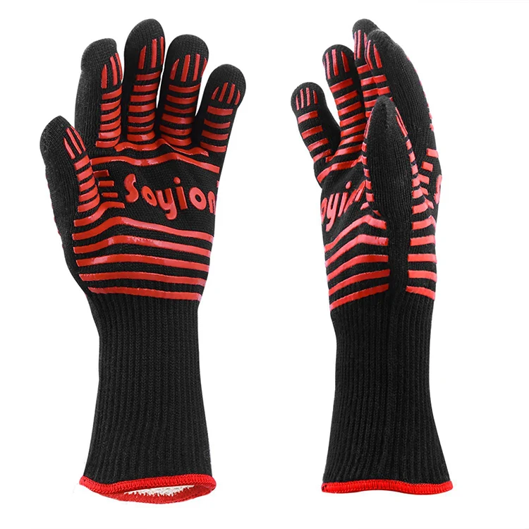 Best Selling New Products Home Outdoor BBQ Grill Tools Colors Multifunction Heat Resistant Microwave Insulated Safety Gloves.jpg