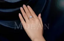 Engagement rings for women White gold Filled wedding ring CZ diamond jewelry Trendy bague luxury bijoux
