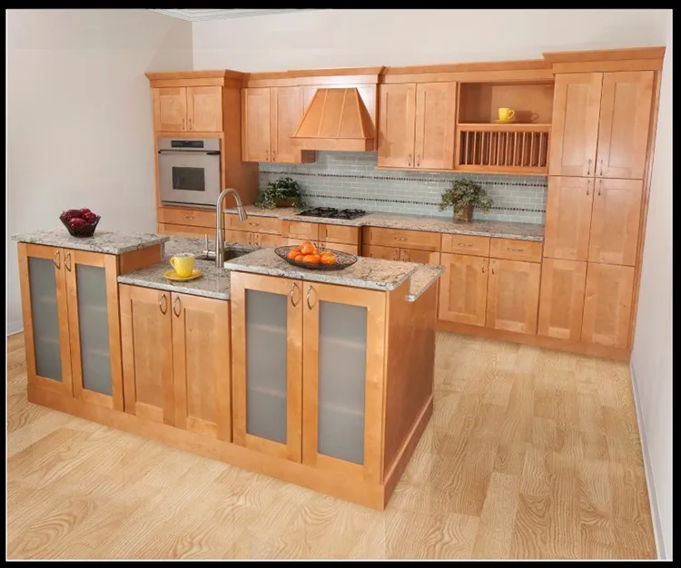 Ready Made American Standard Maple Wood Shaker Kitchen Cabinets - Buy