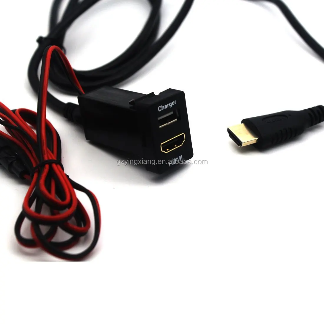 Car Usb Audio Input Charger With Hdmi Socket Use For Toyota,Camry