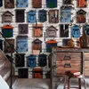 3D Exquisite Letterbox Pattern Wall Brick Background PVC Wallpaper