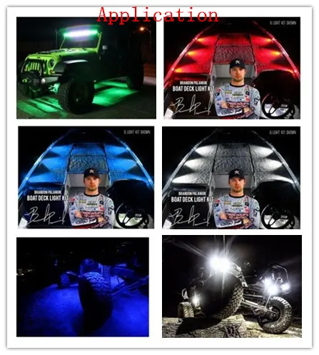 MATEC Factory Directly Deck Light LED 9W Boat/SUV/CAR LED Light Rock