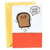 Amusing Toast Birthday Greeting Card Perfect For Your Friends Or Relatives
