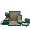 Shenzhen Supplier Fancy Velvet Jewelry Gift Box Packaging Custom Logo Ring Rigid Paper Box for Diamond Earrings Bracelet Pendant