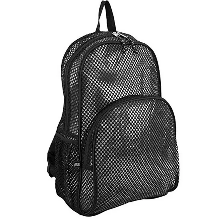 Wholesale Durable Polyester Breathable Bulk Mesh Bags Backpack With