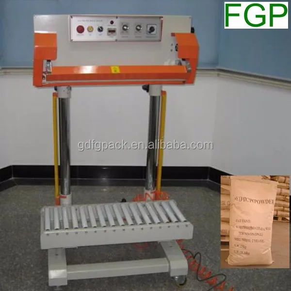 Vertical Pneumatic Rice Bag Sealing Machine For Heavy Bag Buy Pneumatic Big Bag Sealer