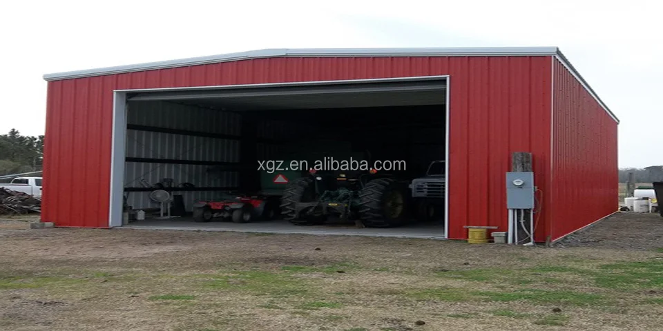 hot selling steel structure cheap prefab garage for sale