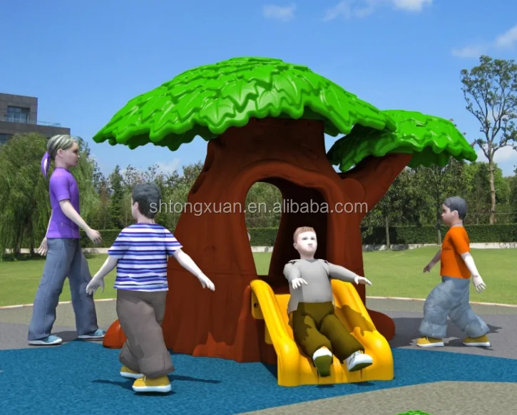 plastic tree playhouse