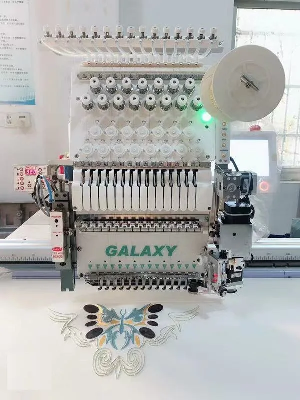 Galaxy 1501 Single Head Embroidery Machine With Tcd Device & Easy ...