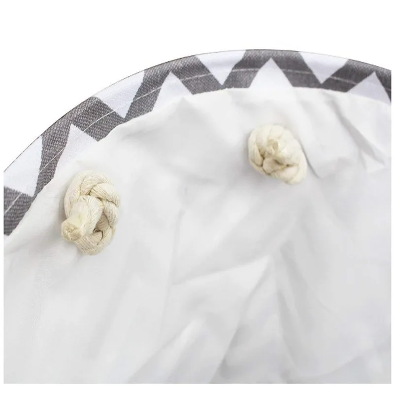Promo foldable cotton dirty laundry basket