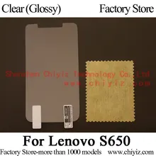 Clear Glossy LCD Screen Protector Guard Cover Protective Film Shield For Lenovo S650 S650i / Lenovo IdeaPhone S650