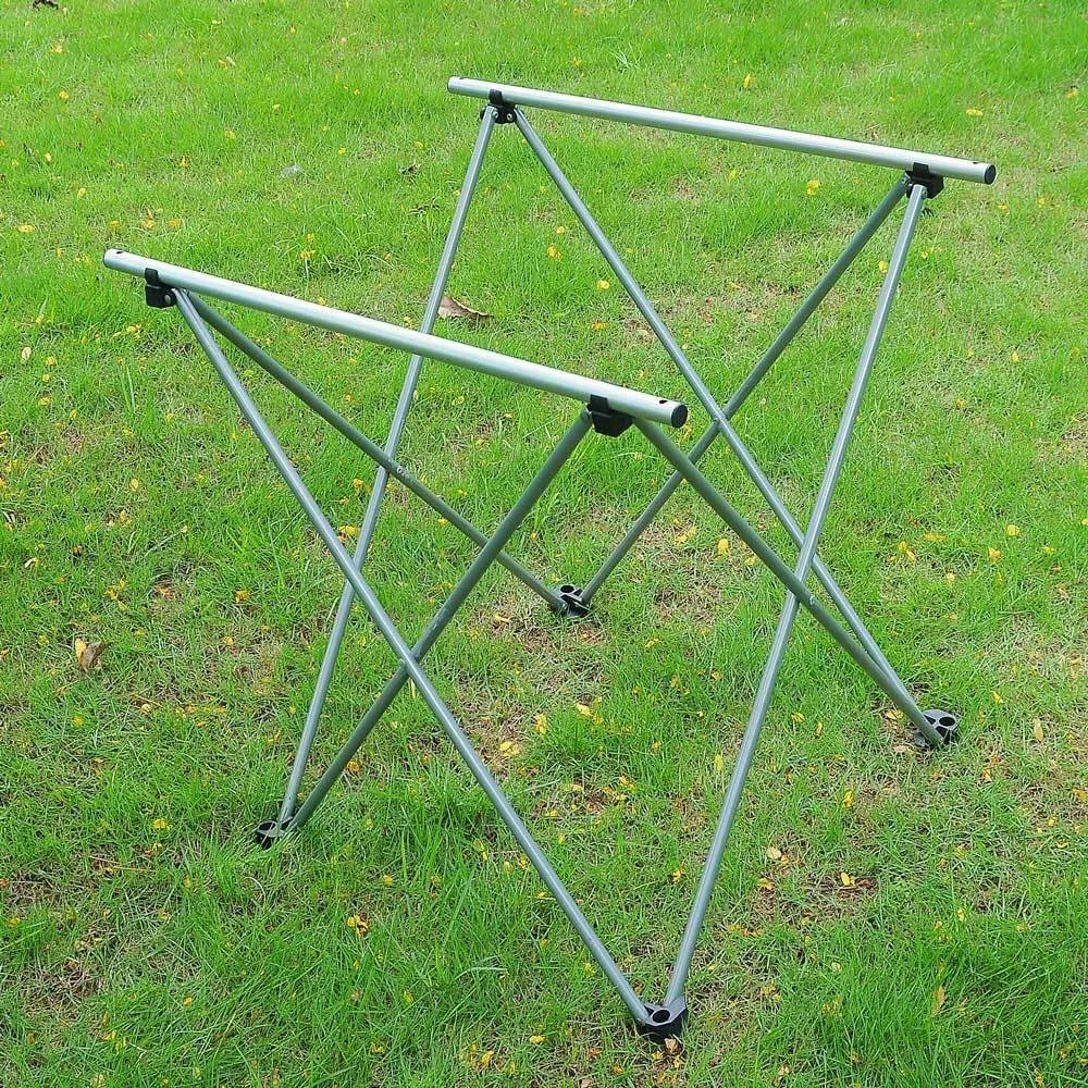 Folding Handy Portable Laptop Aluminium Square Coffee Metal Picnic