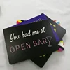 UV double side printing prop signs pvc photo booth props sign hard plastic