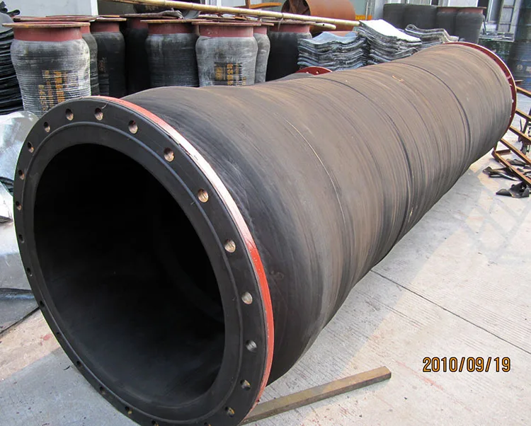 Marine Dredging Floating Rubber Hose | Styrofoam Floats Pipe With Steel ...