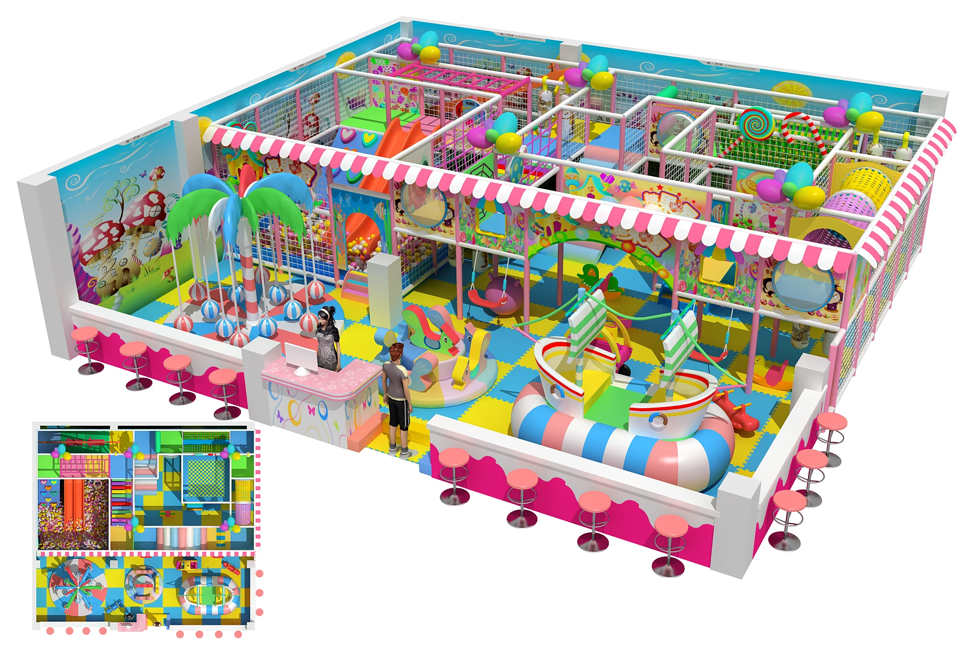 inflatable indoor playground