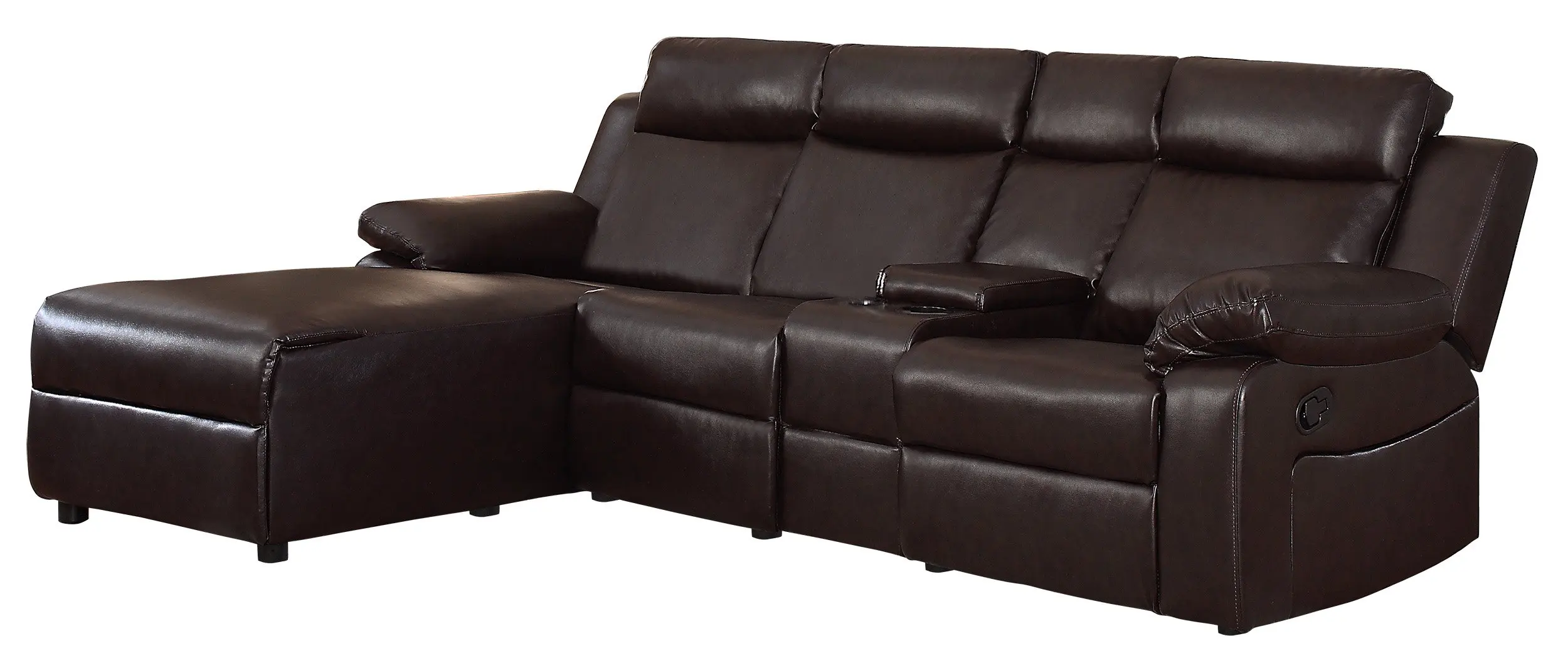 Lane Reclining Sectional Find Deals Get Quotations Homelegance Dalal 102 Reclining Sectional With Console