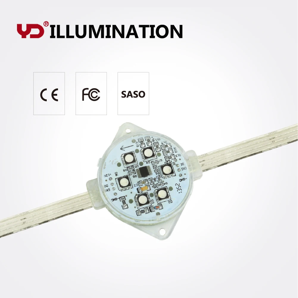 
pixel control rgb led light module single diode led light for bridge lighting decoration 