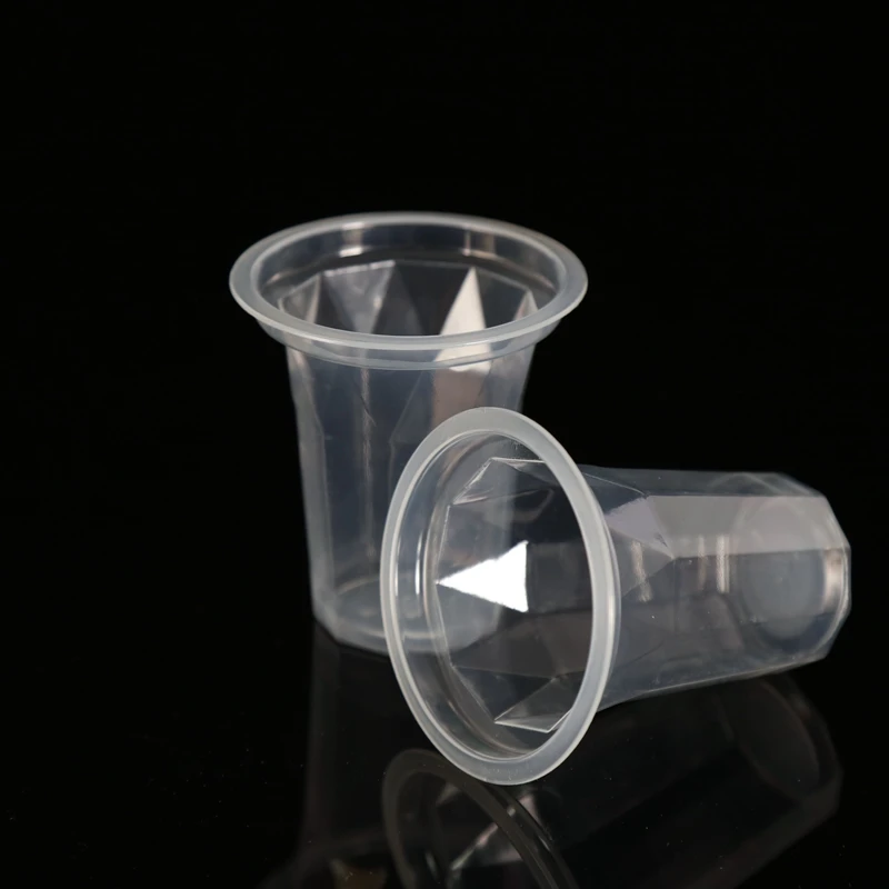 125ml Pp Small Disposable Transparent Food Grade Plastic Tea Cups Buy