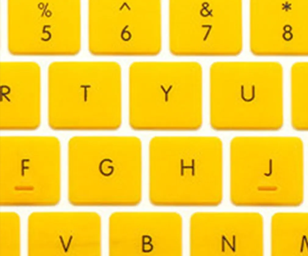 Turkish Keyboard Labels ON Transparent Background with RED Lettering 14X14