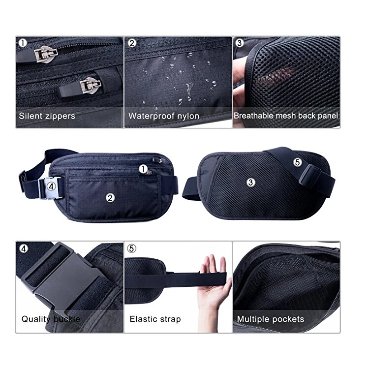 Best Design Light Weight Rfid Blocking Money Belt For Travel Buy Rfid
