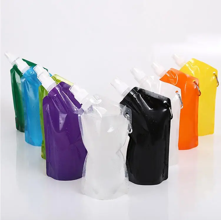 16oz foldable collapsible water bottle