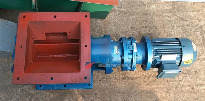 Industrial rotary discharge valve feeder for cement