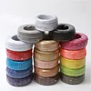 Colorful braided twisted DIY lamp electric cable 2*0.75mm fabric cotton power cord 2 core cable wire for Edison bulb lamp