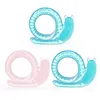 New Item China Custom Silicone Teether Bpa Free Mold Making, Baby Liquid Silicon Teether Snail