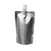 250ml reusable stand up fruit juice pouch liquid packaging plastic bag with spout