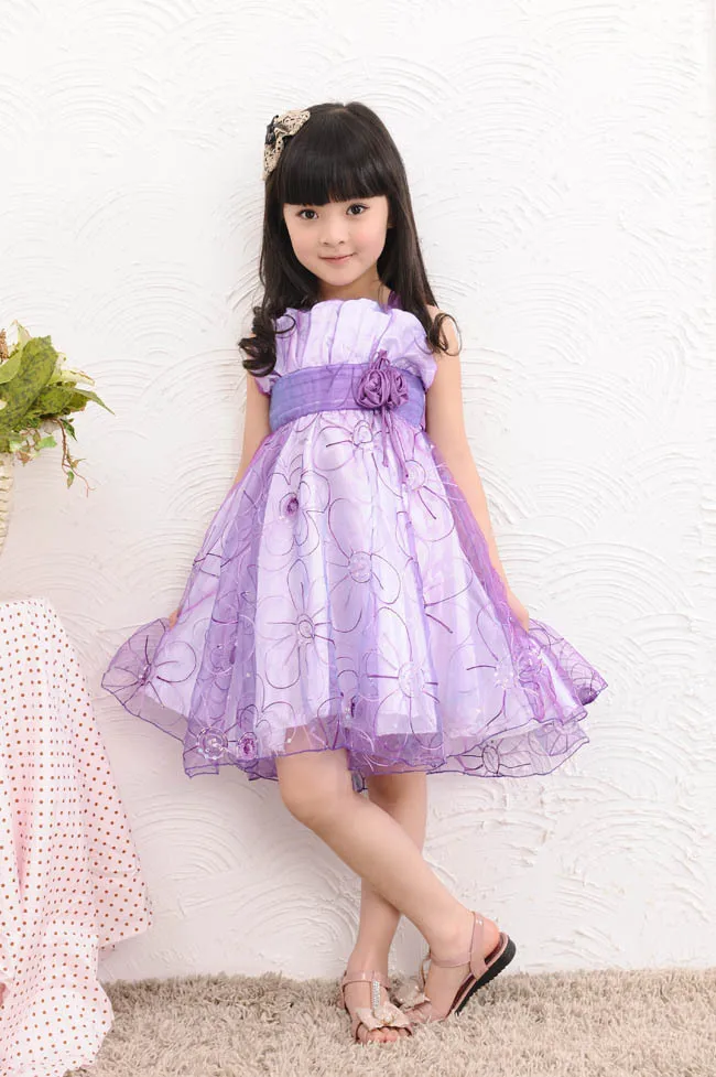 Aliexpress.com : Buy Latest Solid Color Flower Girls Tutu Dress ...