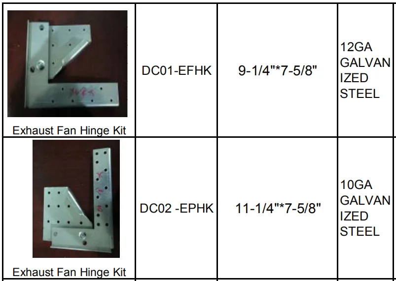 Heavy Duty Commercial Exhaust Fan Hinge Kit Roof Fan Hinge Buy Hinge