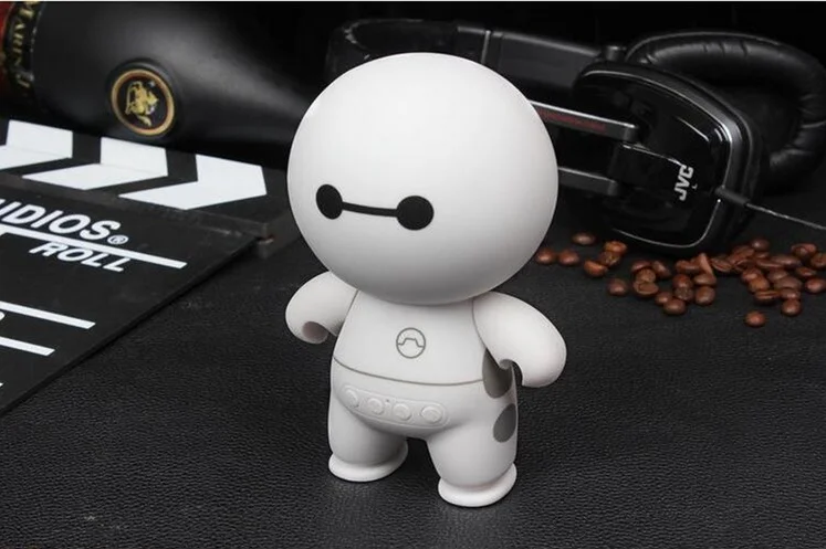 Mini Portable Wireless Cartoon baymax wireless speaker Support TF Card USB AUX Input Handsfree Call - ANKUX.COM