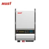 pv3500 4-12kw low frequency smart LCD setting built in MPPT solar charger controller 60a/120a solar inverter