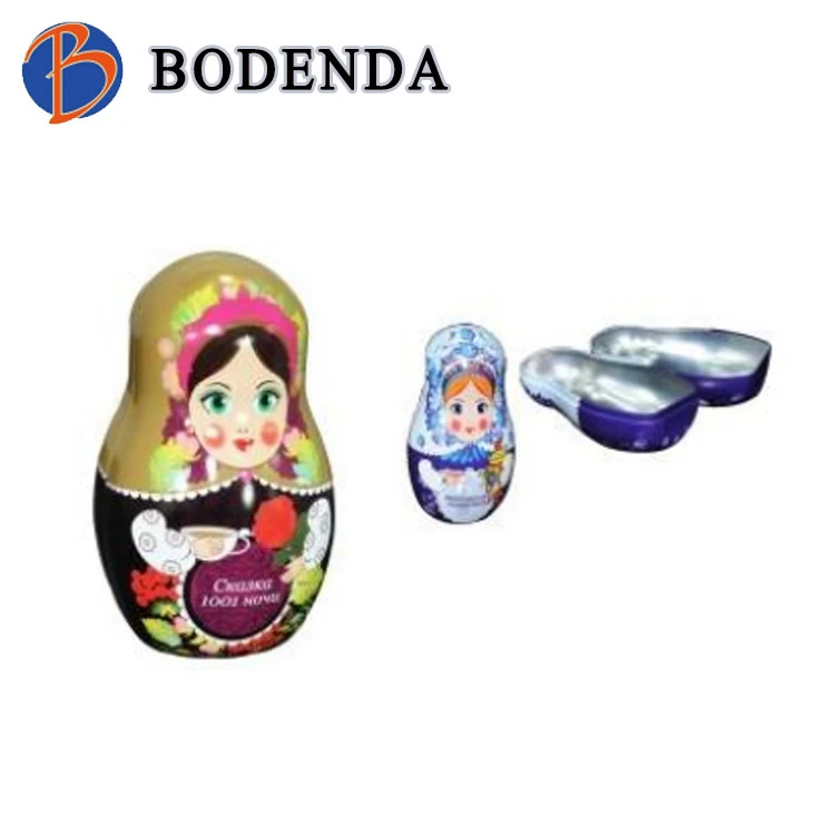 Wholesale High Quality Russian nesting dolls gift tins