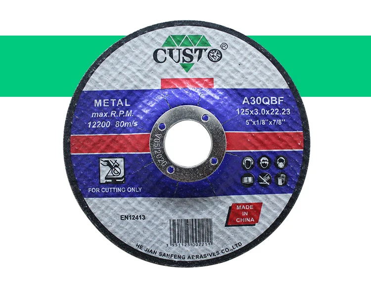 Sharp9" 230x3.0x22.2mm Cast Iron Cutting Discs/wheel/cutoff Wheel