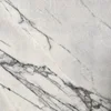 Hot selling polished New York white marble slab with purple veins