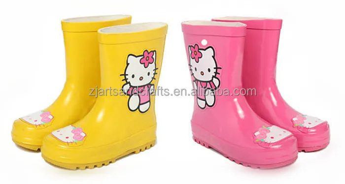 pink water boots