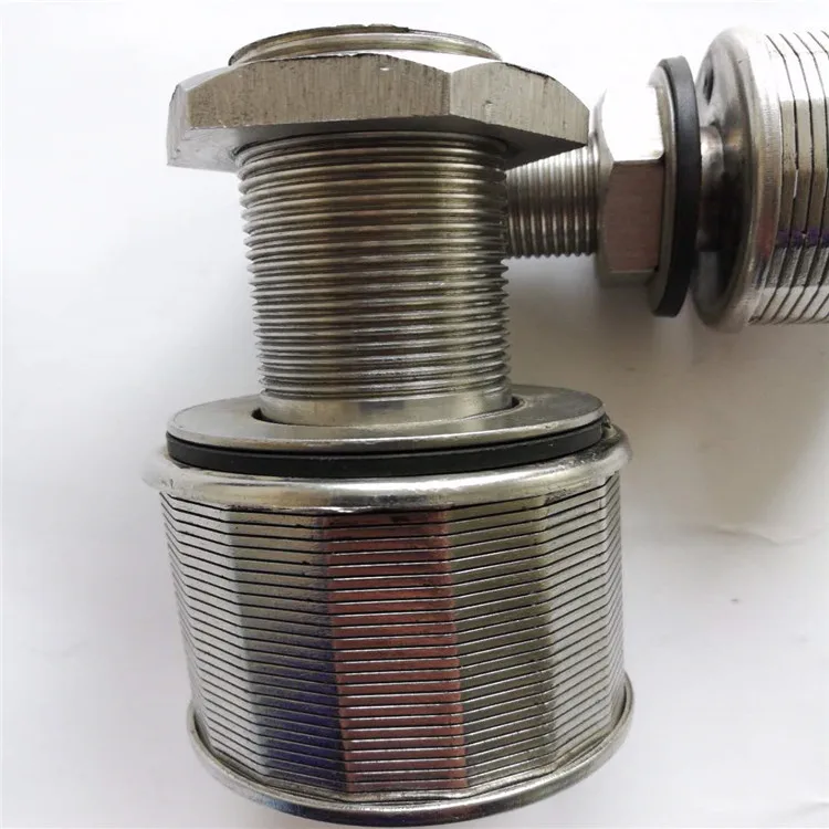 product-750-750 stainless steel Sand filter wedge wire nozzle screen for tap water resin