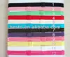 1.5 cm wholesale cheap plain baby flower elastic headbands material, material for headbands