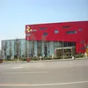 design and manufacture light steel structure auto 4s showroom