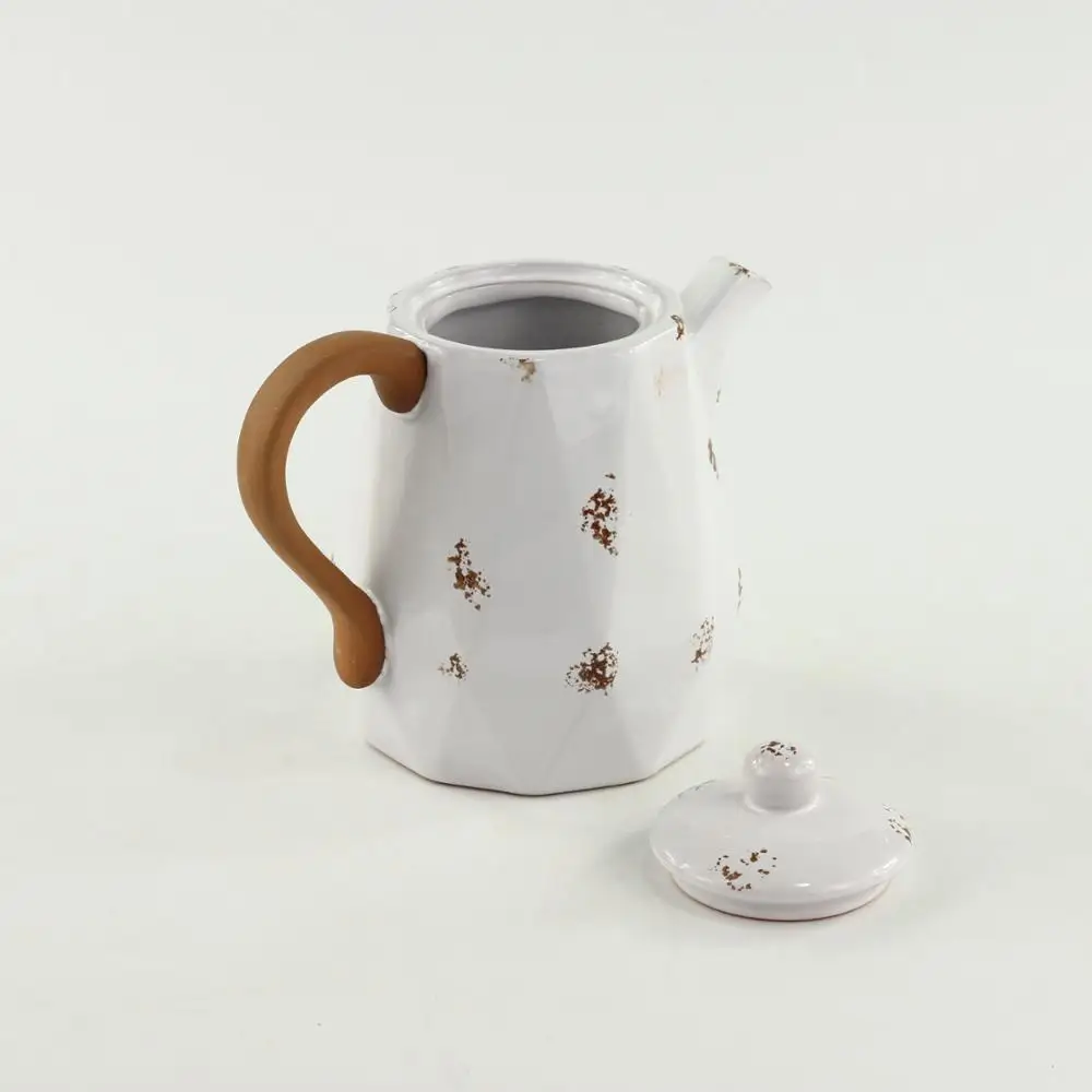 Shiny Glazed Custom Stoneware Teapots Bulk Cheap Ceramic Teapot Buy