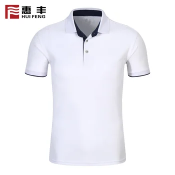 Couple White Blank Polo Shirt 65% Cotton 35% Polyester - Buy Couple ...