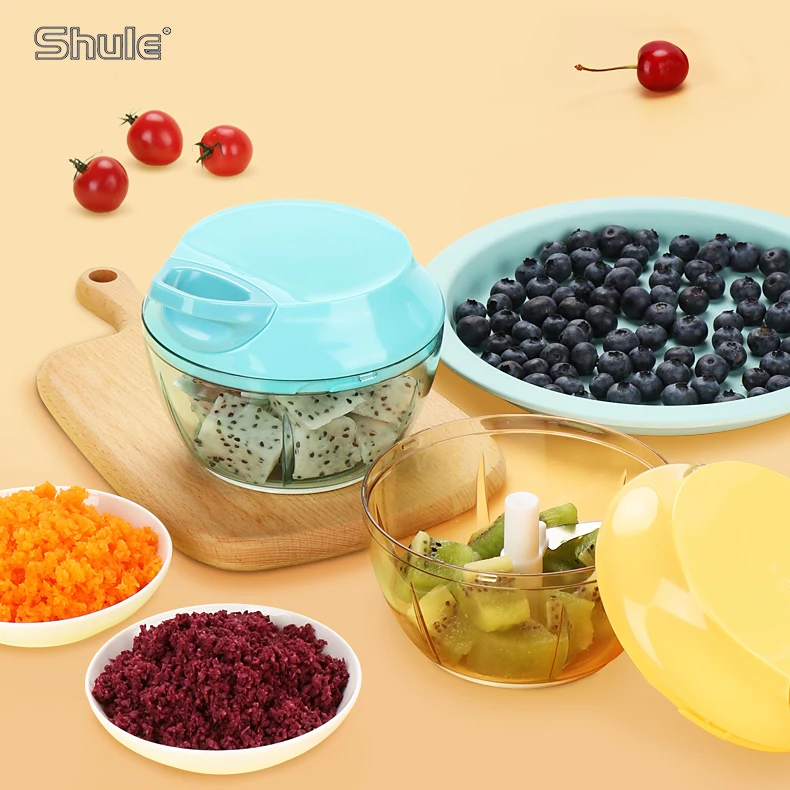 As seen on TV new kitchen manual mini plastic professional vegetable chopper dicer machine with pull cord