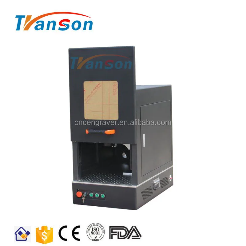 TSF C Mini 20W 30W Fiber Laser Marking Machine For Metal Copper Staness Steel
